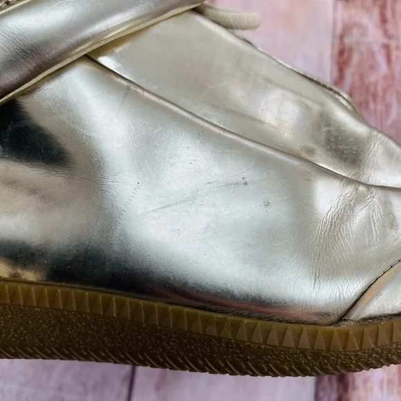 Maison Martin Margiela Gold‎ Sneakers size 38 - Picture 3 of 9